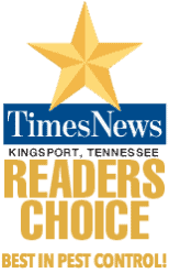 Barnes Exterminating was awarded Reader's Choice: Best in Pest Control by TimesNews in Kingsport, Tennessee.
